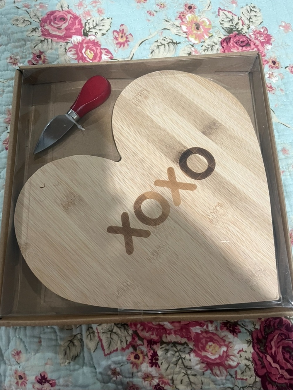 XOXO cheese board